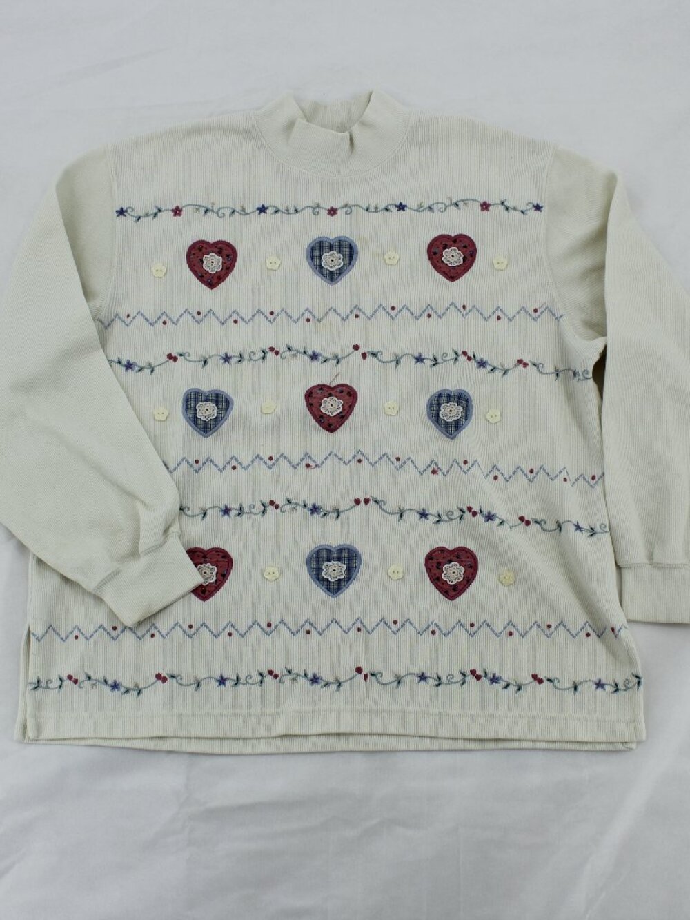 Vintage Alfred Dunner Women's Sweater - Cottagecore Style / Size L